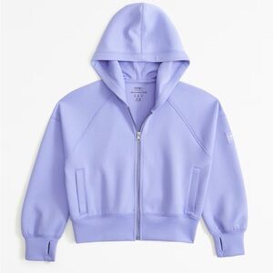 Abercrombie & Fitch purple zip up hoodie